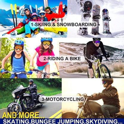 Outdoor Sports Winter Windproof Ski Goggles Lens Frame Eyewear Glasses