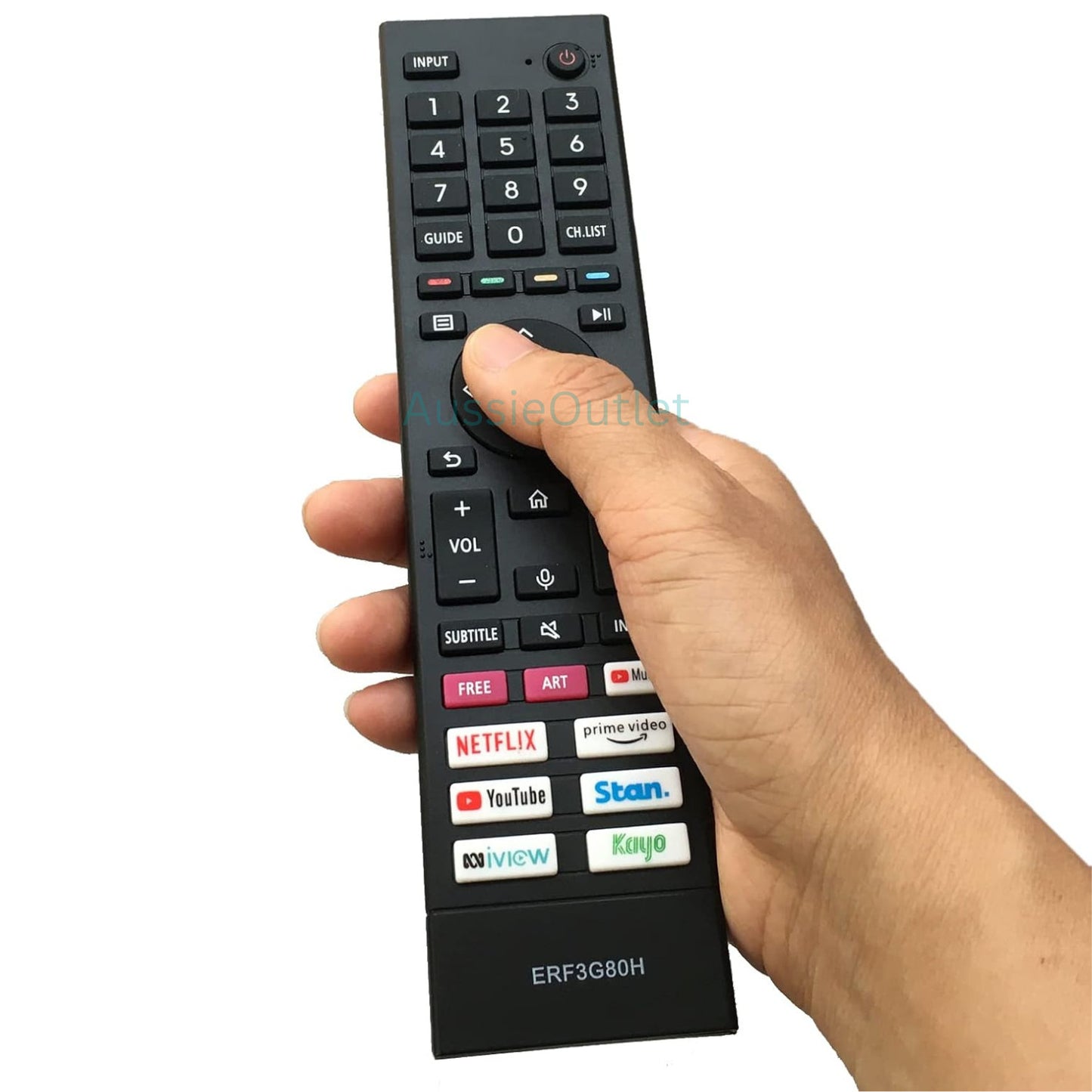 Remote Control for HISENSE TV ERF3G80H 43A7G, 50A7G, 55A7G, 65A7G, 75A7G, 85A7G