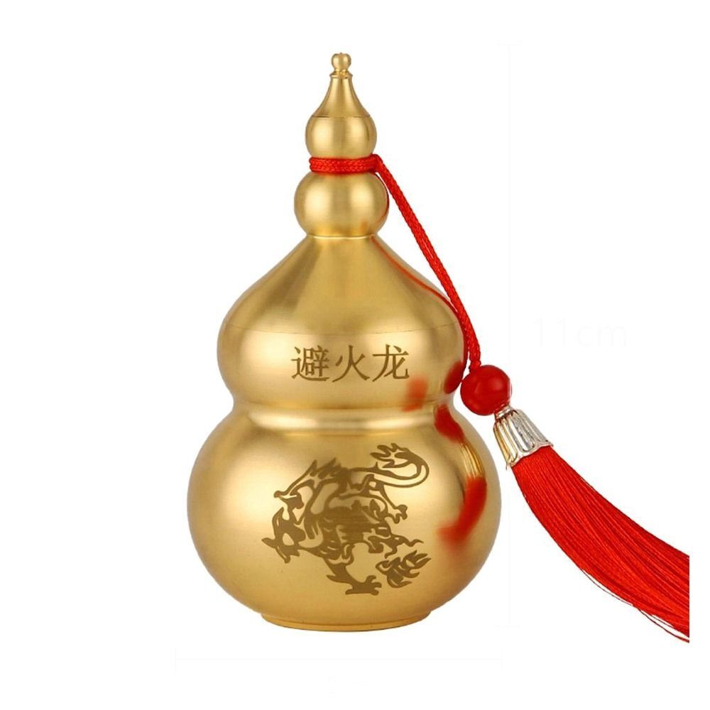 1Pcs Feng Shui Fortune Protection Fire-avoiding Dragon Gourd