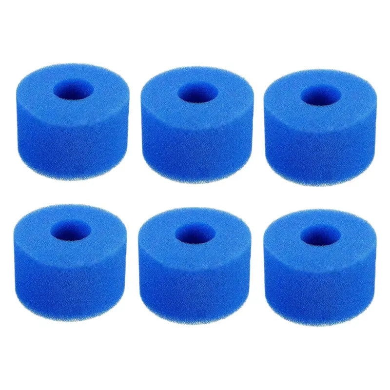 Hot Sale 6 Pcs for Intex Pure Spa Reusable Washable Foam Hot Tub Filter Cartridg