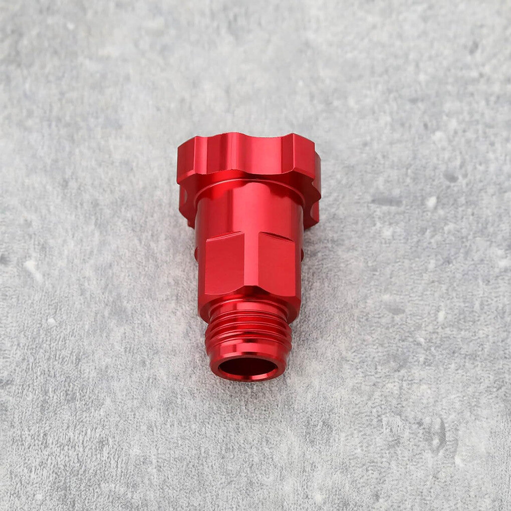 2PCS Spray Gun Connectors M16x5mm External Thread Spray Paint Pot Adapter Red