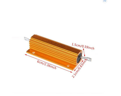 BULK 1R-100R OHM 100W Power Resistor Aluminum Shell Case Wirewound Resistors