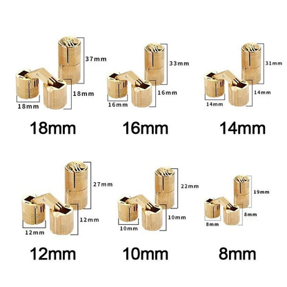 Invisible Barrel Hinge 8-18mm Furniture Hinges New Hardware  Cupboard