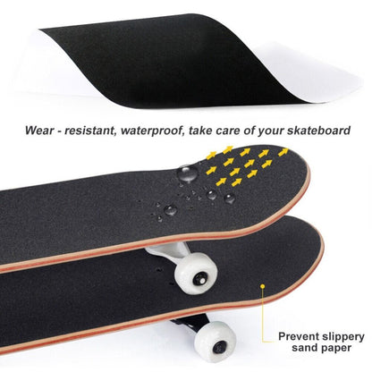 PVC Skate Scooter Longboard Deck Grip Tape Sticker Skateboard Sandpaper
