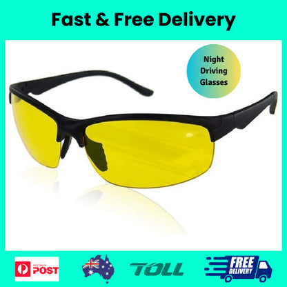 Night Driving Glasses - Anti-Glare, HD Night Vision, Clarity Lenses