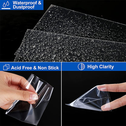 Ultra Soft Trading Card Sleeves Clear Penny Protector 100PCS Pokemon NBA YuGiOh