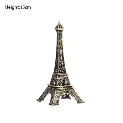 Bronze Eiffel Tower Model Metal Eiffel Tower Decorative Ornaments