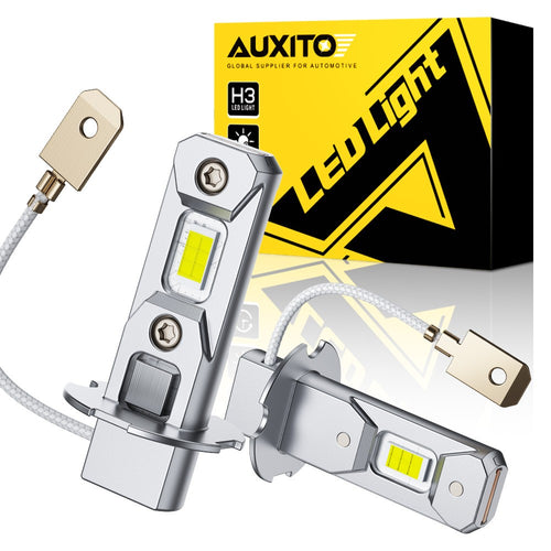 AUXITO H3 LED Headlight Kit 6000K White Fog Light Bulbs Hi/Low Beam 72W 4000LM