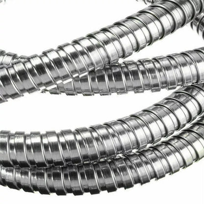 1.2-3m Shower Head Hose Handheld Stainless Steel Bathroom Flexible Tube Bath