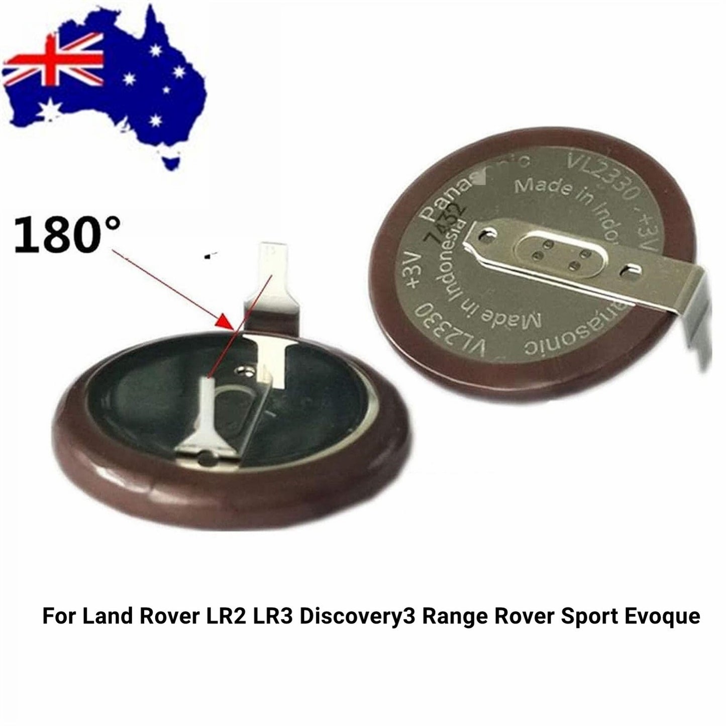 KeyFob Battery Compatible with Land Rover LR2 LR3 Discovery3 Range Rover Evoque VL2330 HFN