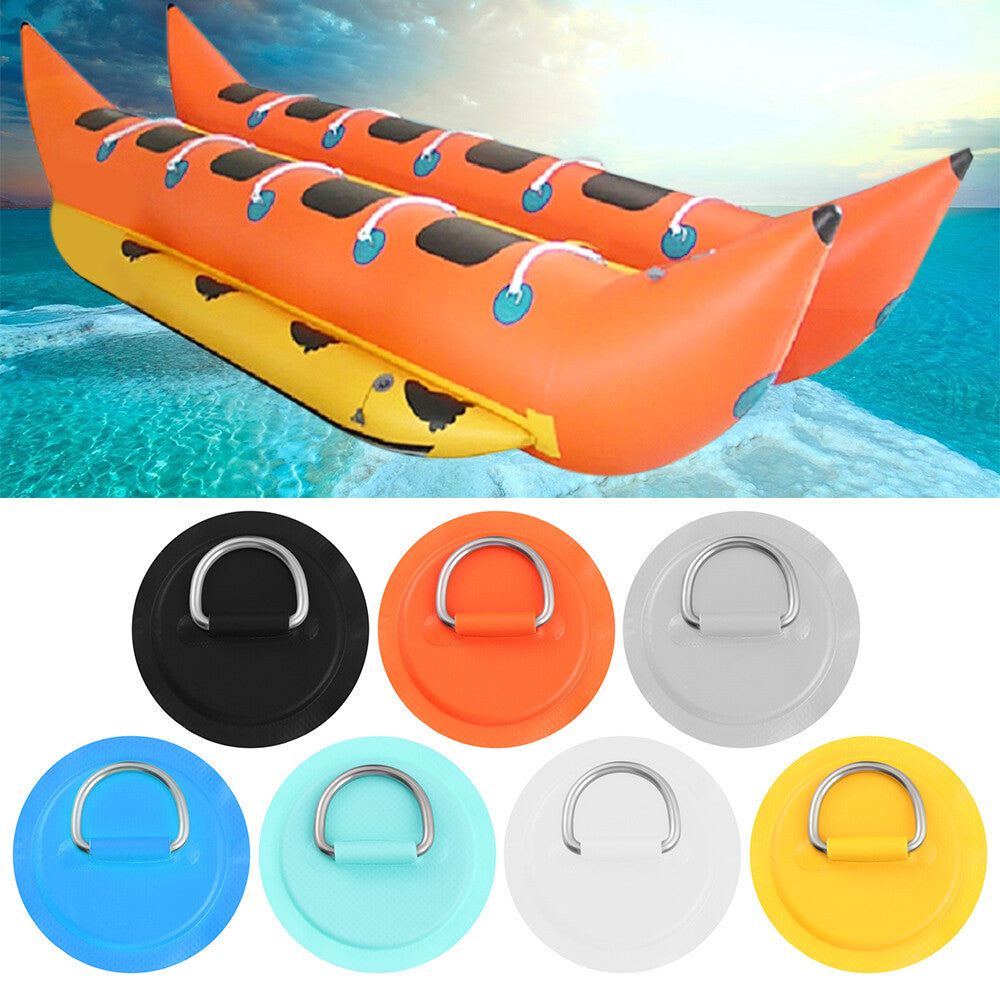 Stainless Steel D Ring Pad Patch Inflatable Paddle Board SUP Kayak Canoe Boat