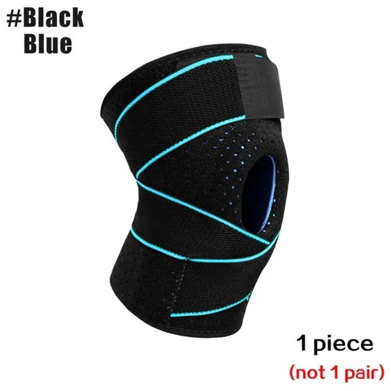 Gel Silicone Compression Knee Support Brace Arthritis Pad Pain Relief Strap AU