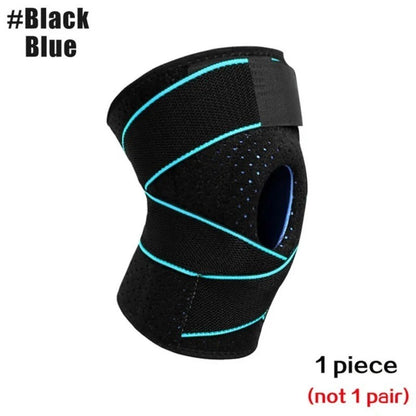 Gel Silicone Compression Knee Support Brace Arthritis Pad Pain Relief Strap AU