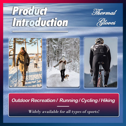 Winter Warm Thermal Outdoor Sports Waterproof Windproof Touch Screen Ski Gloves