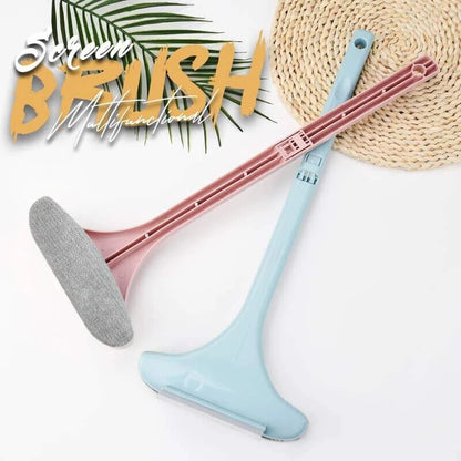 Multifunctional Glass Cleaner Screen Brush Double Sided Window Cleaning Tool AU