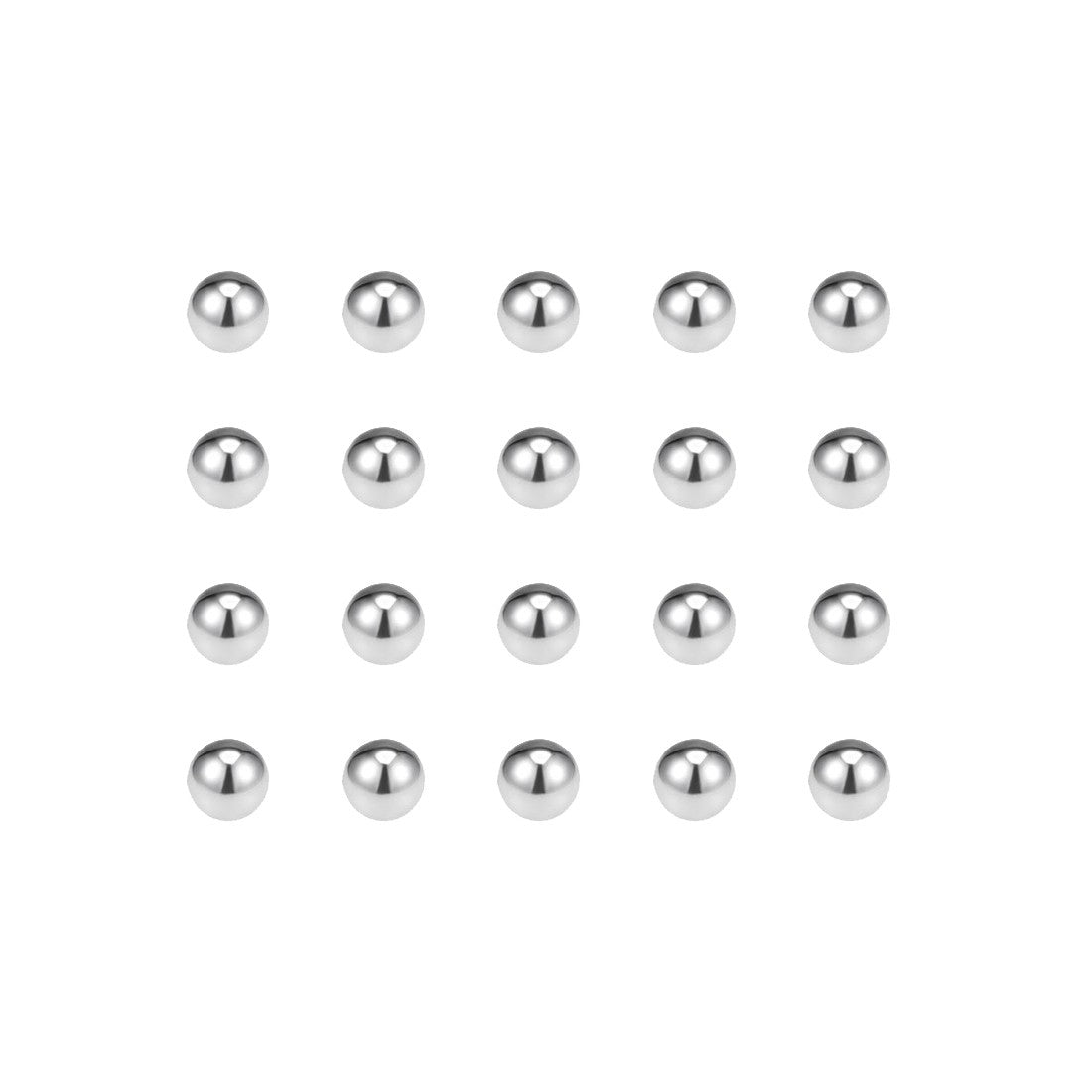 300pcs 4.5mm Bearing Balls 316L Stainless Steel G100 Precision Balls Smooth Ball