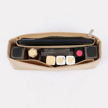 Pouch Organizer Soft Felt Insert Bag Purse Liner Inner Bag Handbag Insert Bag