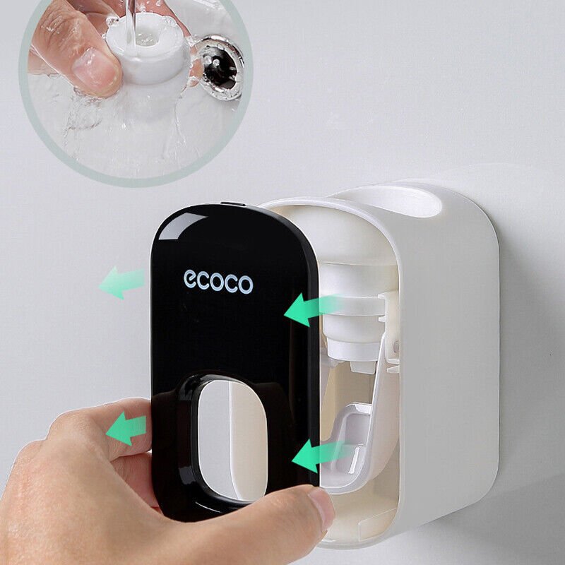 Wall Mount Auto Free Toothpaste Dispenser Automatic Toothpaste Holder Squeezer