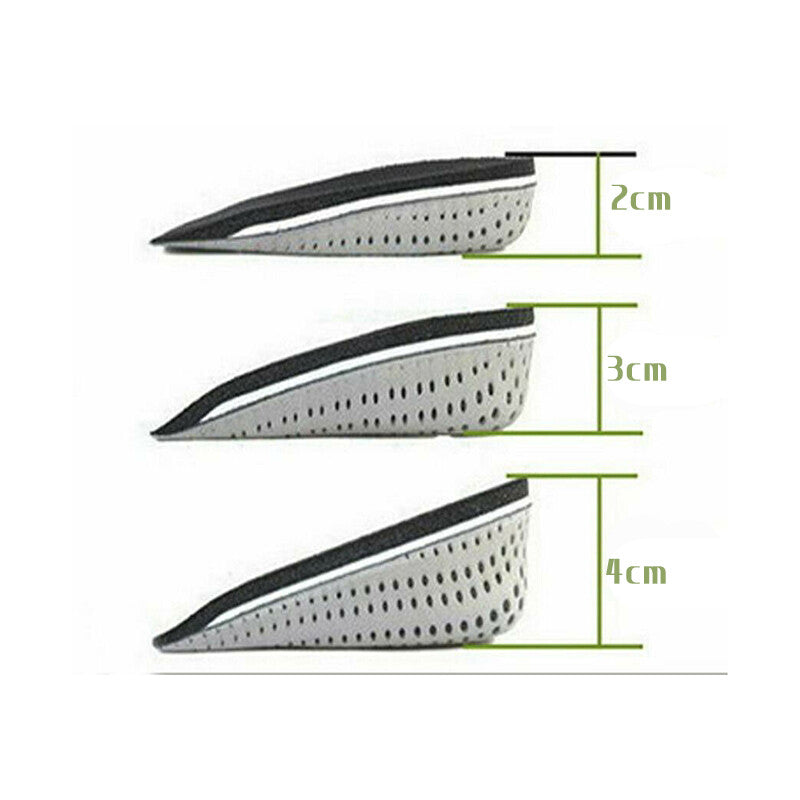 Unisex Insole Heel Lift Insert Shoe Pad Height Increase Cushion Elevator_Taller