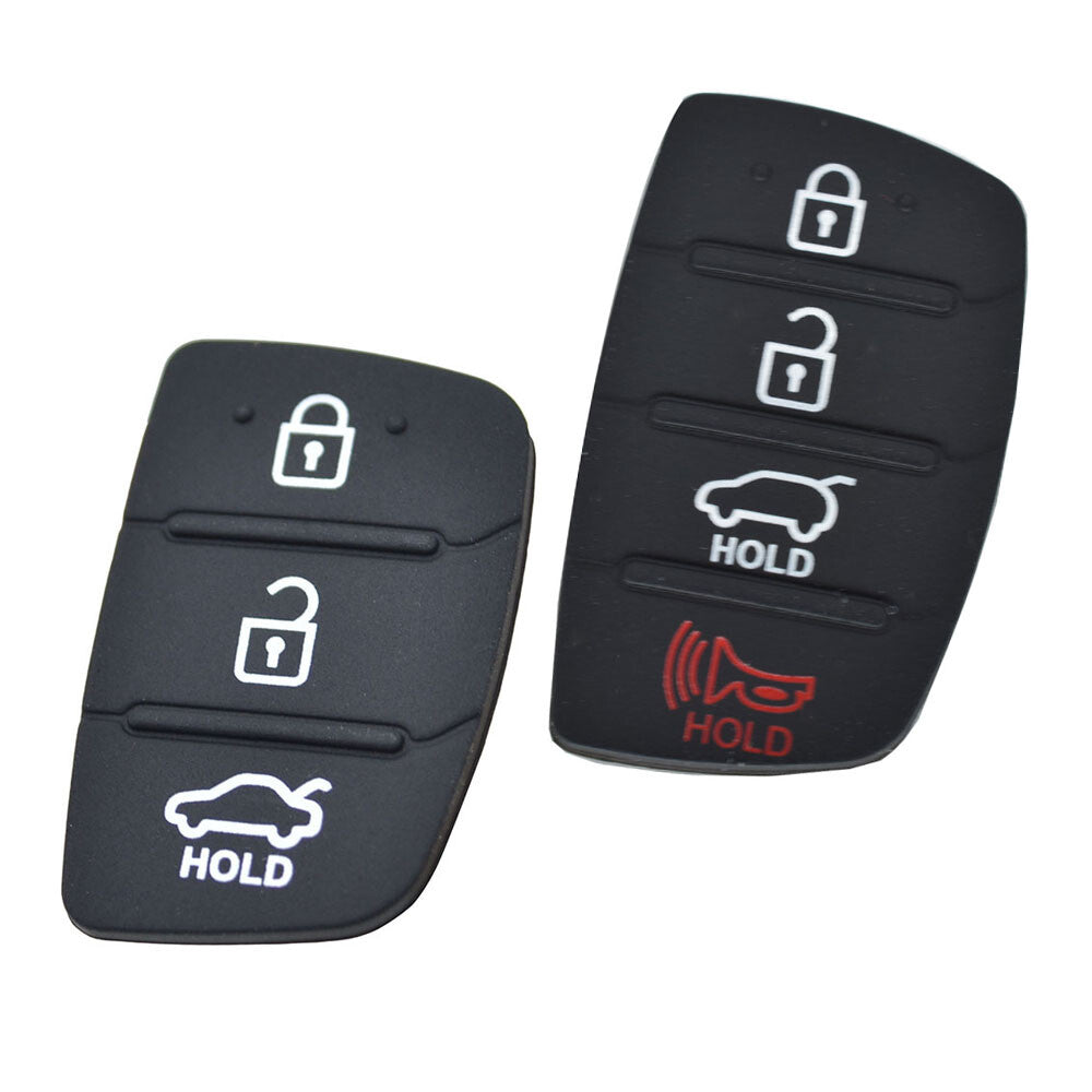 Rubber Repair Car Key Fob Cover Case Compatible with Hyundai Tucson Santa fe I20 Elantra