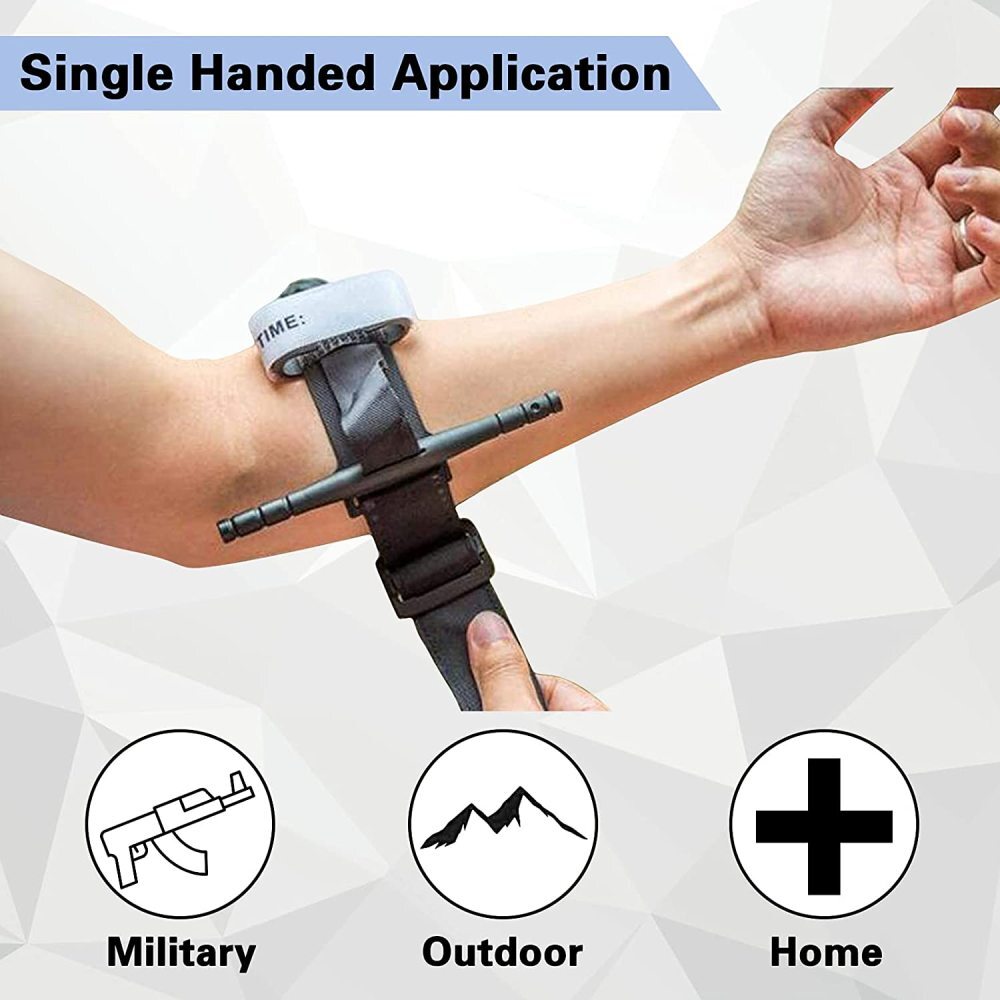5PCS Combat Tourniquet First Aid Medical Emergency Buckle Quick Release Strap