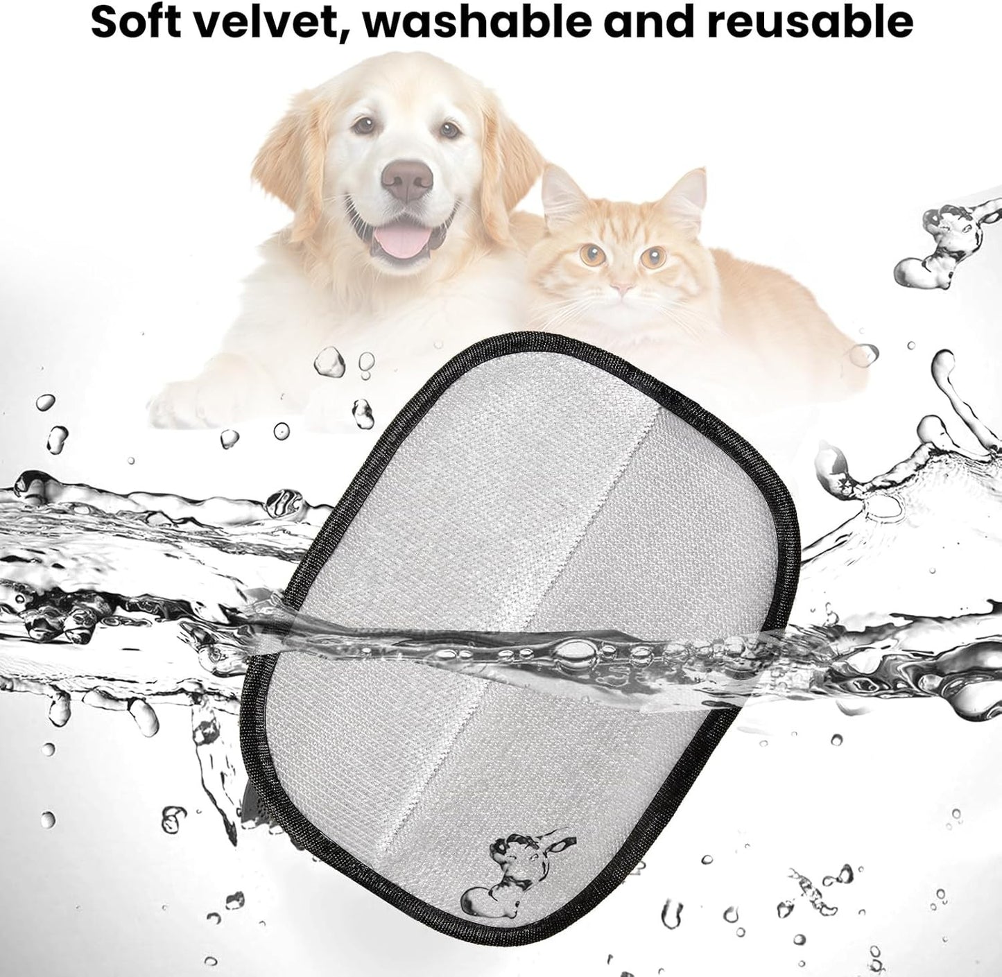 Pet Grooming Gloves Static Dedusting Brush Pet Hair Remover Brush Removing