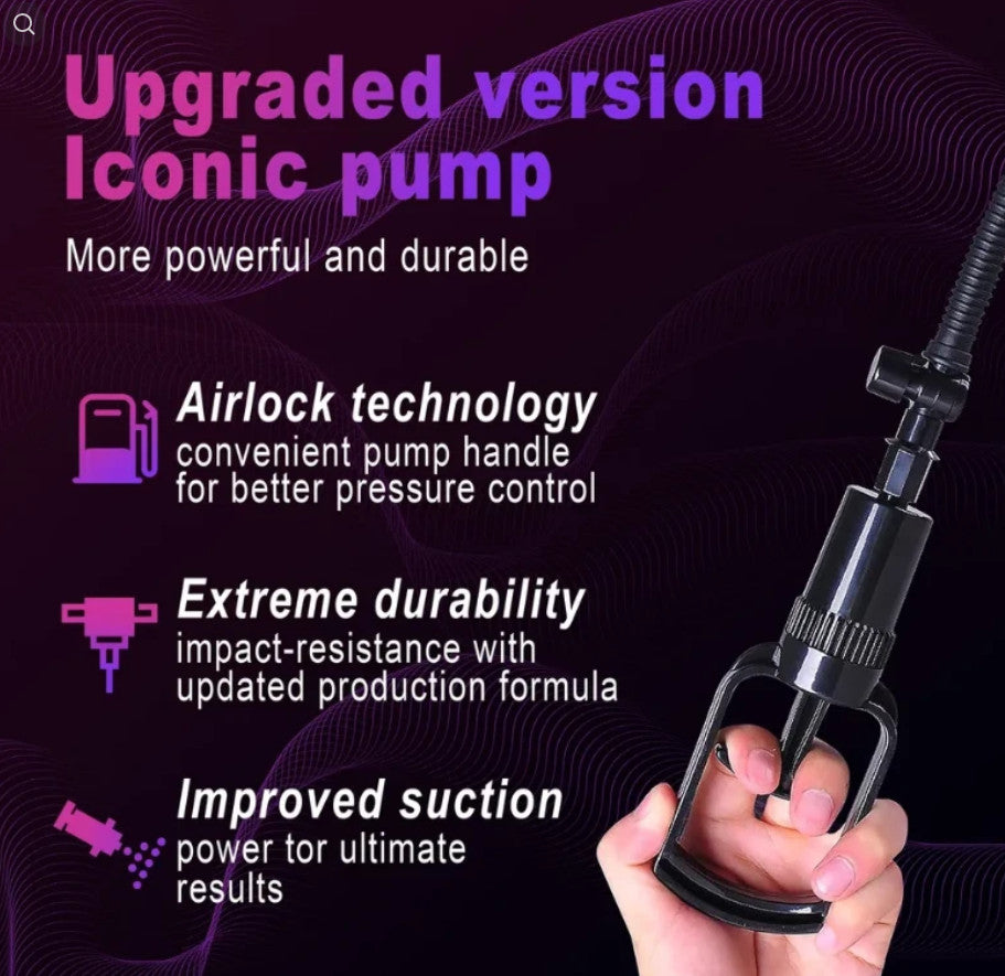 Penis Pump Sleeve Enlarger Stretcher Cylinder Enlargement Vacuum Cock Extender