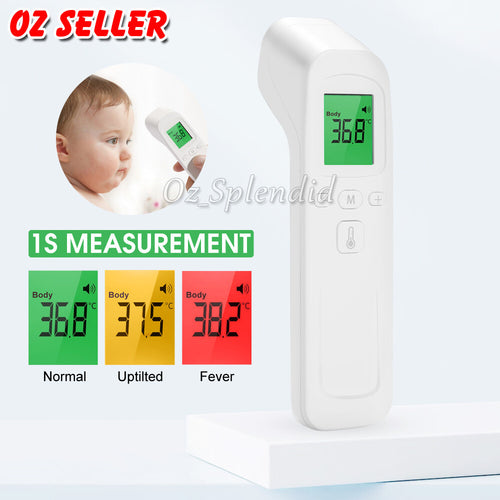 Digital IR Thermometer Forehead Ear Non-contact Infrared Body Temperature Gun AU