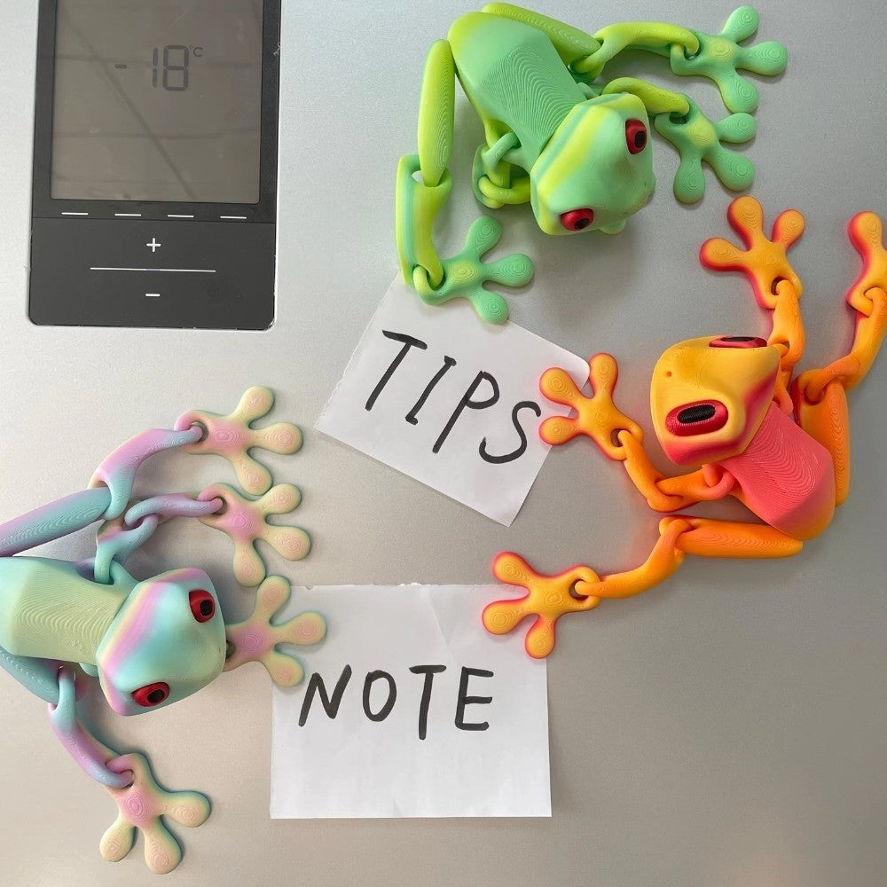 Frog Decoration 3D Printed Magnet Frog Realistic Frog Fridge Magnets