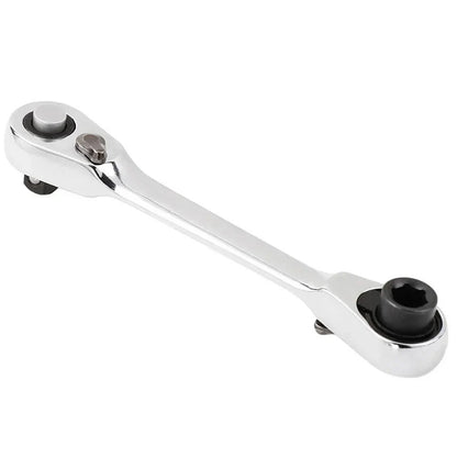 Mini Treble 1/4 Ratchet Wrench Double Ended Quick Socket Ratchet Wrench Screwdri