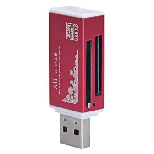 USB 2.0 Multi Memory Card Reader SD SDHC MicroSD M2 MS Pro Duo MMC MiniSDHC Fast