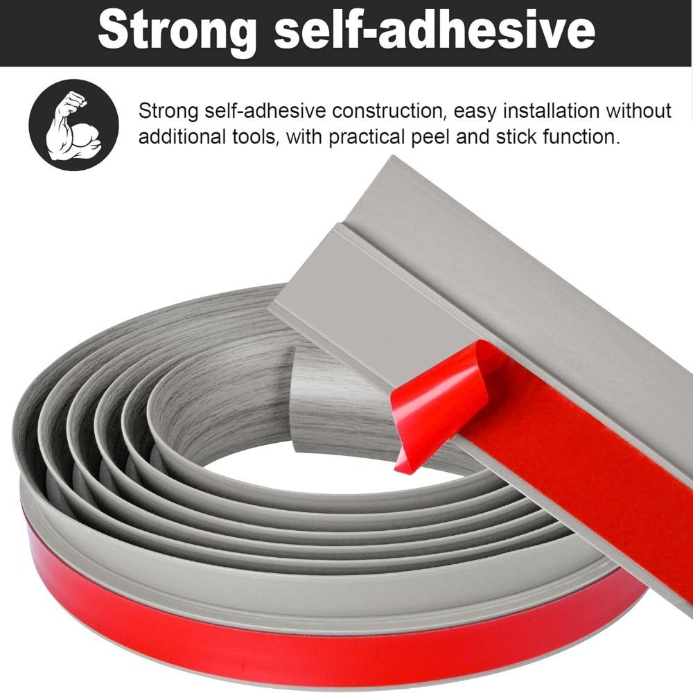 Self Adhesive Floor Transition Strip Carpet To Tile Edging Trim Strip  Doorway