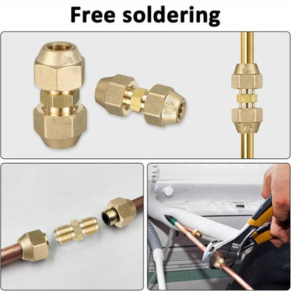 1/2" 1/4" 3/8" Copper Connectors  HVAC Air Conditioning Refrigeration