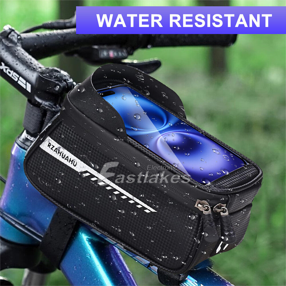 Waterproof Bike Bicycle Motorcycle Handlebar Mount Holder Case Compatible with Apple Samsung