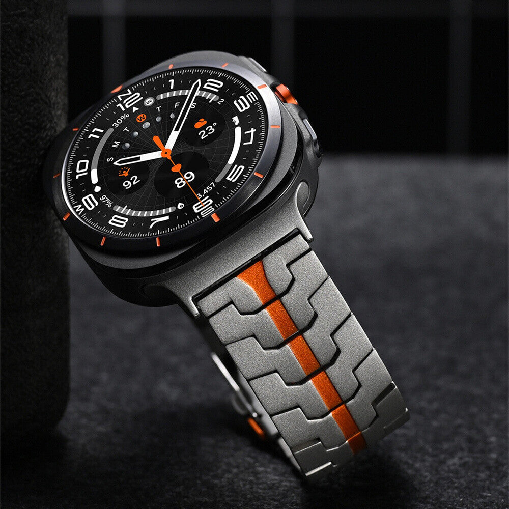 Titanium Metal Bracelet Compatible with Samsung Galaxy Watch Ultra 47mm Strap Band Durable
