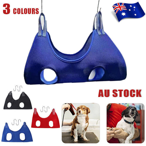 Hammock Helper Pet Dog Cat Grooming Restraint Bags for Bathing Trimming Nail AU