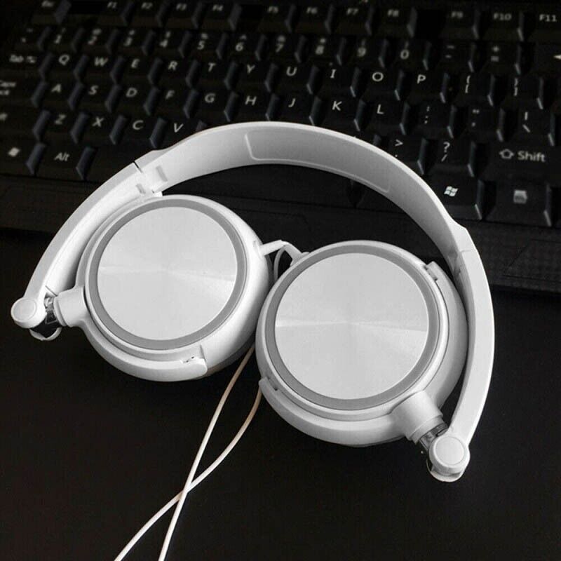 Over Ear Headphones Hi-Fi Stereo Noise-Cancelling Headsets Wired Earphones AU
