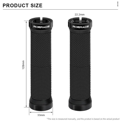 Anti Slip Lock On Bike Handlebar Handle Hand Grips BMX MTB Mountain Bicycle
