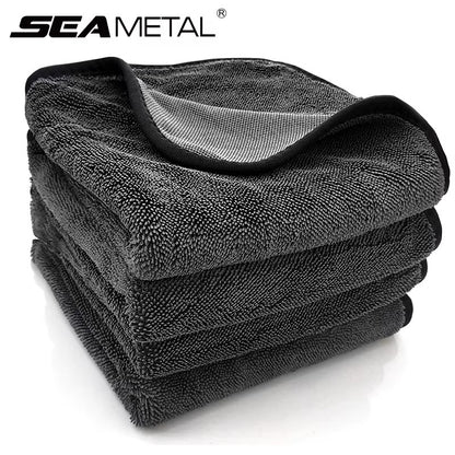 SEAMETAL 600GSM Premium Towels Car Care Wash Towel Ultra-Absorbent Drying Cloth