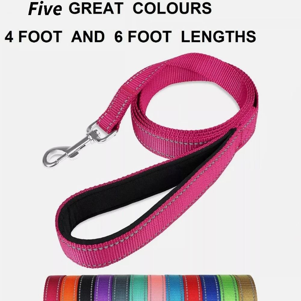 Reflective Dog Lead Strong Padded Tracking Leash Dog Training Lead  for Dog