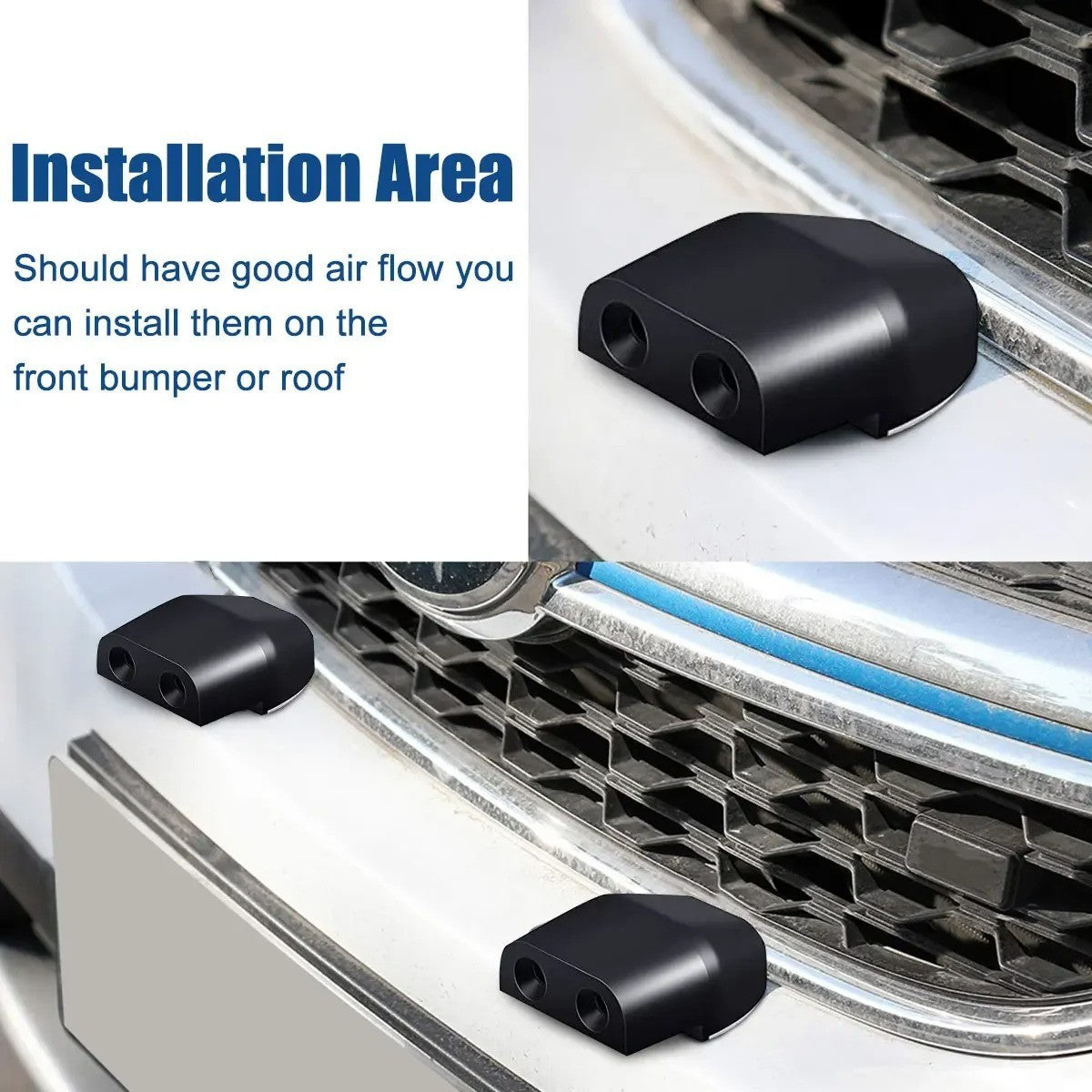 NEW 2 PAIR Hidden SONIC ANIMAL REPELLER SHOO WHISTLE ROO KANGAROO 4WD CAR