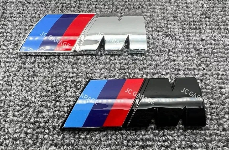 M 2 3 4 5 X Series Sport Black Silver Replacement Fender Trunk Emblem Badge