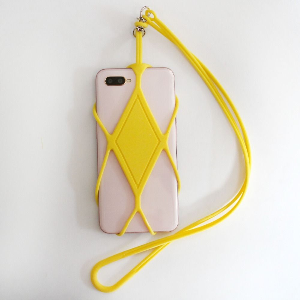 Silicone Cell Phone Strap Cord Holder Neck Lanyard Necklace  Universal