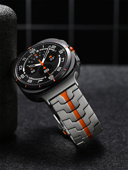 Titanium Metal Bracelet Compatible with Samsung Galaxy Watch Ultra 47mm Strap Band Durable