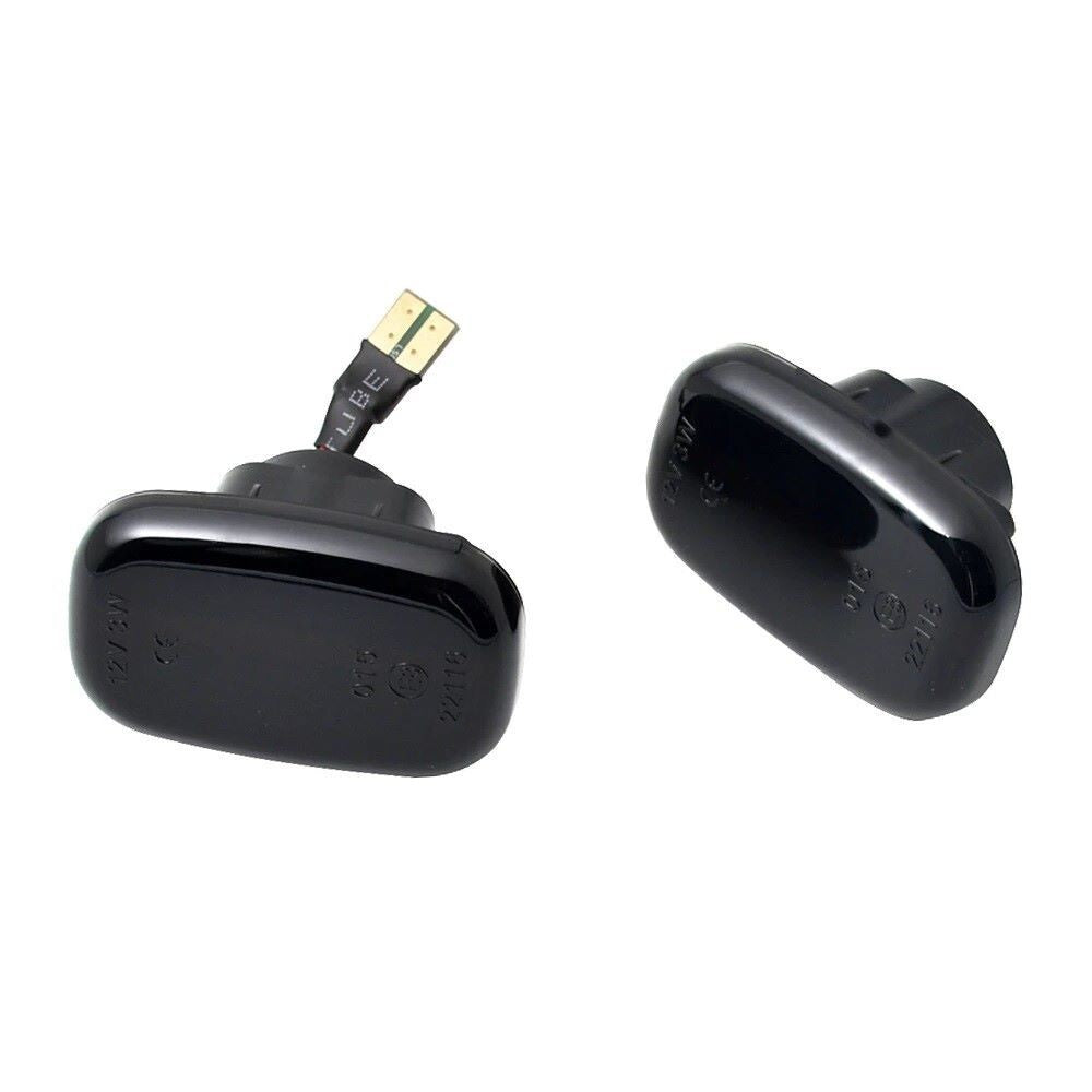 Dynamic Side Indicators Compatible with Toyota Hilux N70 (2005-2015) - Smoked Lamp Housing