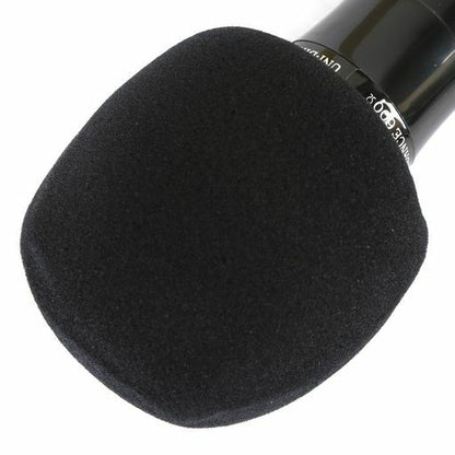 10x Microphone Wind Sock Foam Cover Black 50mm ID Shure Yoga Redback - CLEARANCE