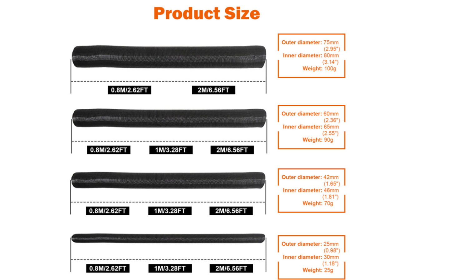 25 - 75mm Duct Pipe Ducting For Air Diesel Parking Heater Ducting Conditioner