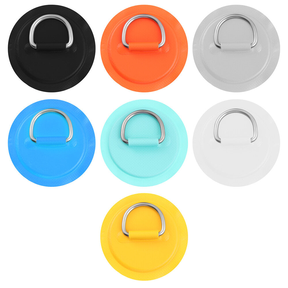 Stainless Steel D Ring Pad Patch Inflatable Paddle Board SUP Kayak Canoe Boat