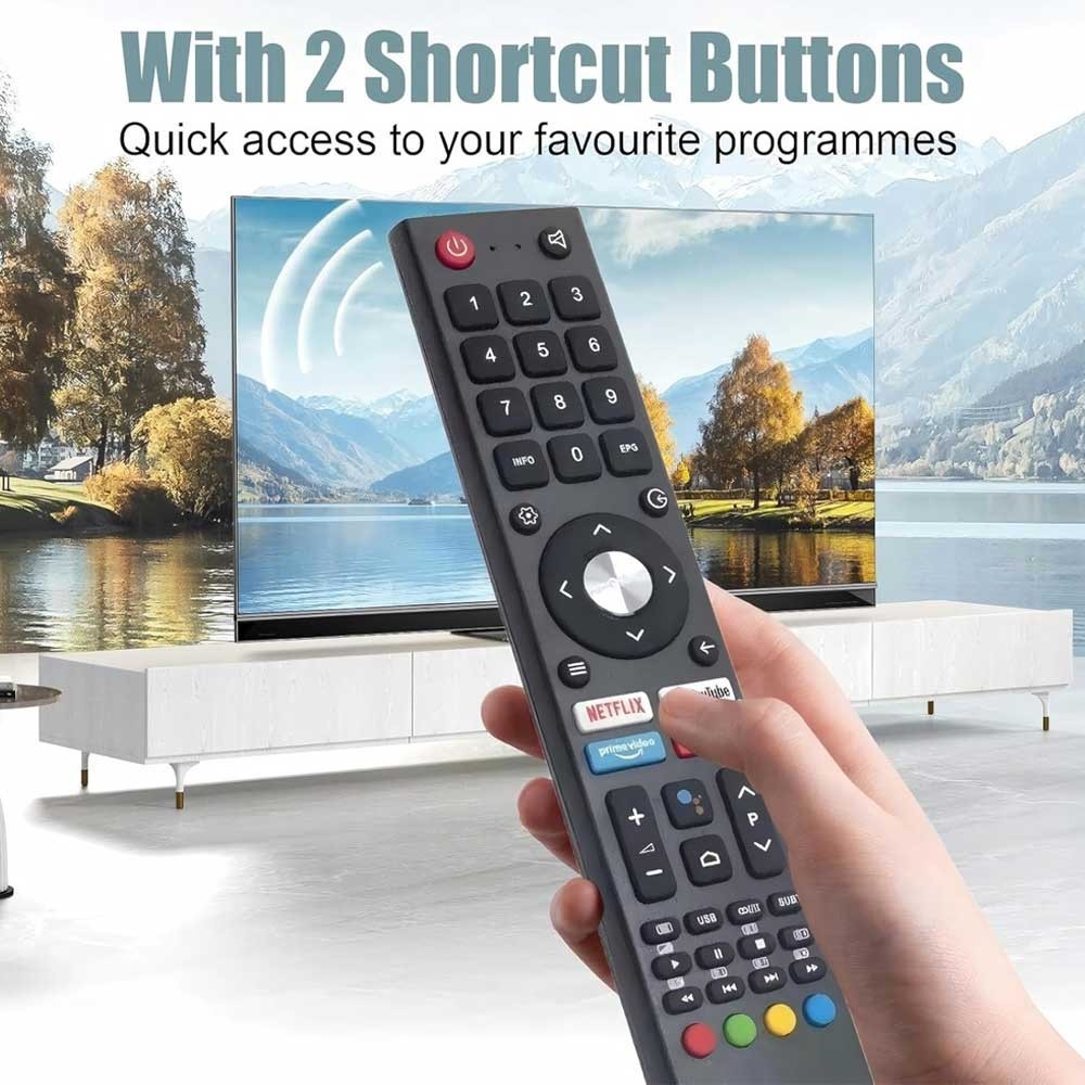Universal Compatible with Kogan TV Replacement Remote Control CHIQ JVC Smart TV Televisions