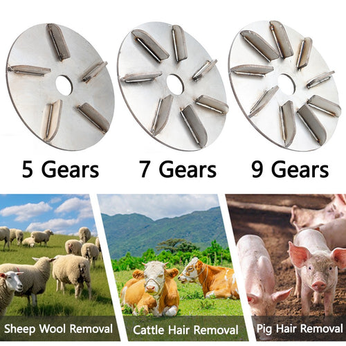 Pig Hair Removal Tool Lightweight Hair Removing Disc for Deli Roosters Farm
